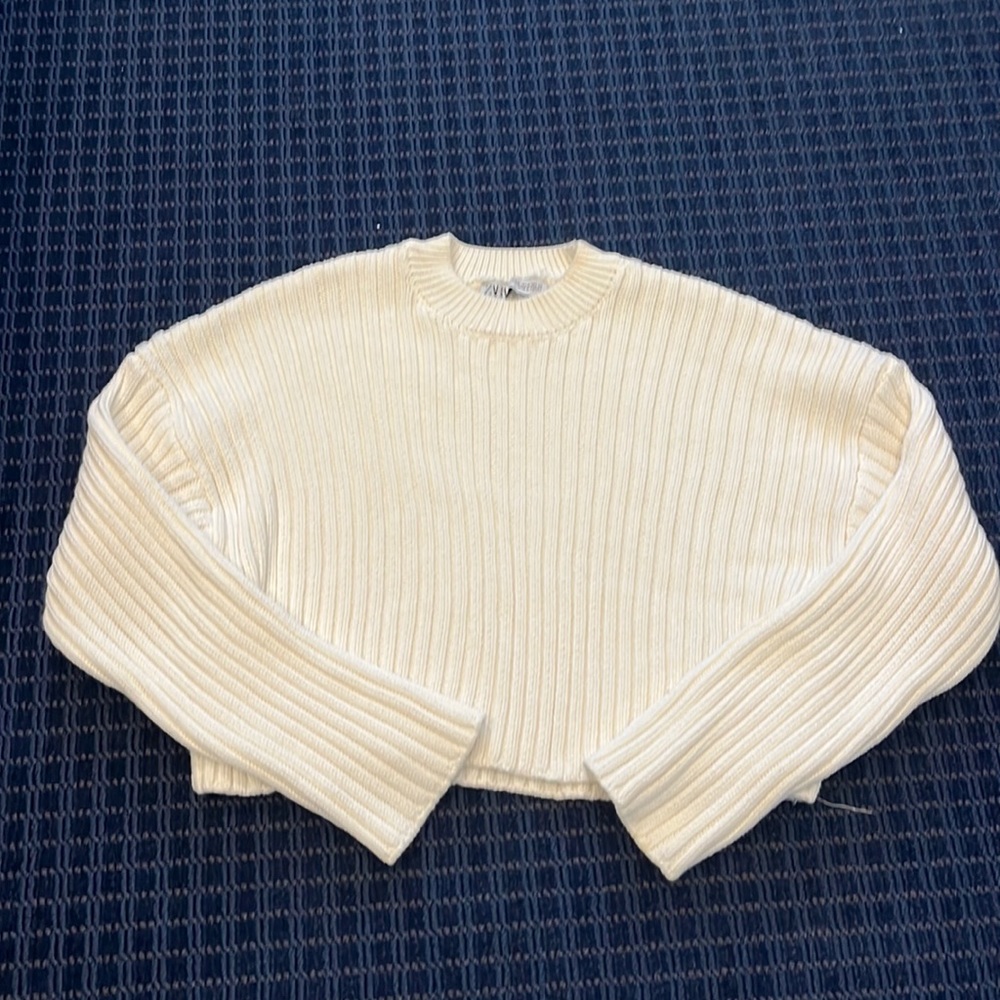 Zara Cream Knit Sweater